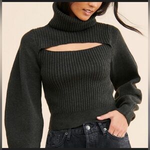Free people Ariel turtleneck sweater